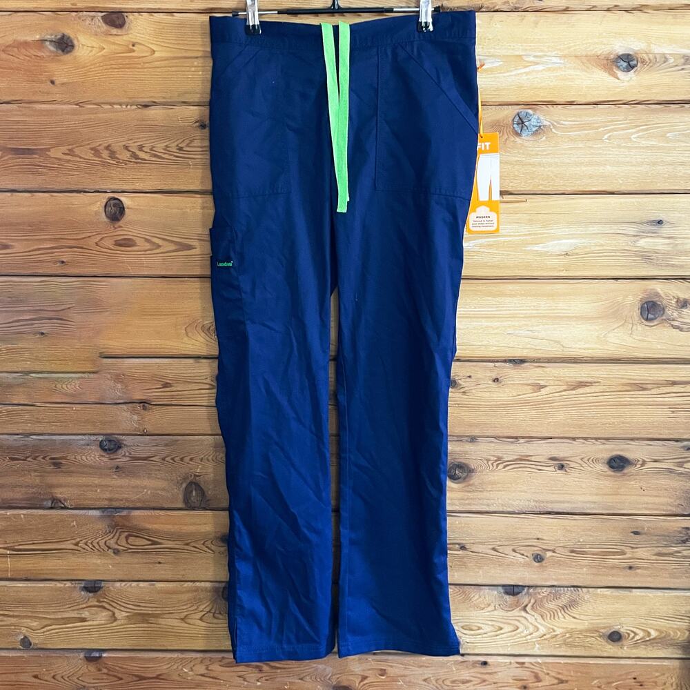 NWT Landau Modern Fit Scrub pants Galaxy Blue Size XS